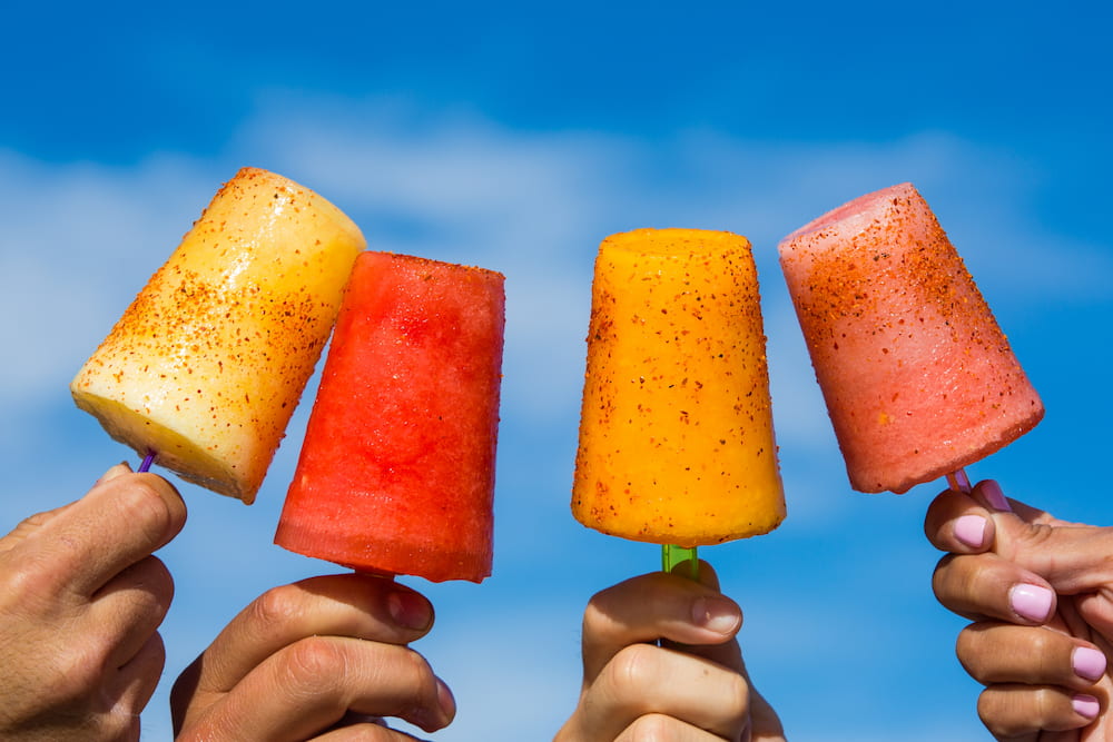 popsicles at the end of summer