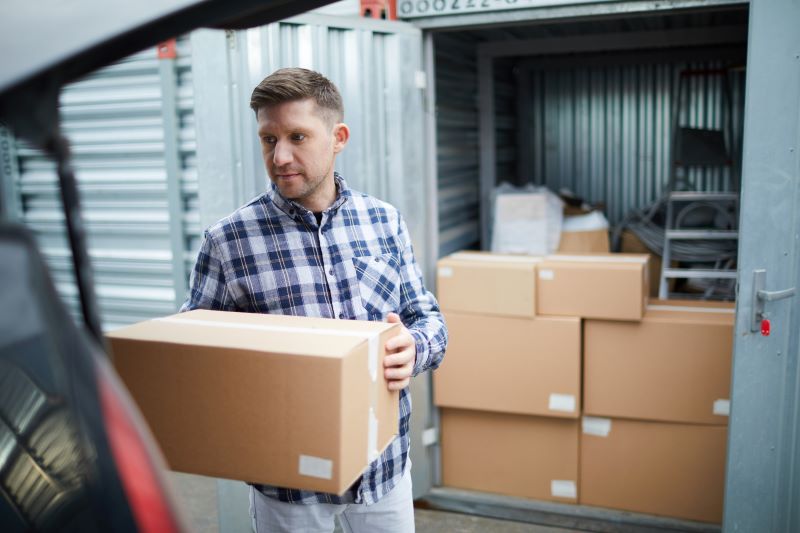 packing a climate controlled storage unit