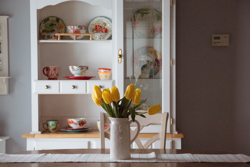 spring flowers on a table-check out our how to get your home ready for spring blog to find ideas to prep your home